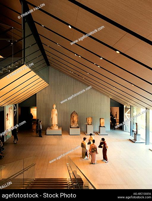 Interior view of the Nezu Museum, Minami-aoyama, Tokyo, home of a diverse collection of Japanese and Asian premodern art