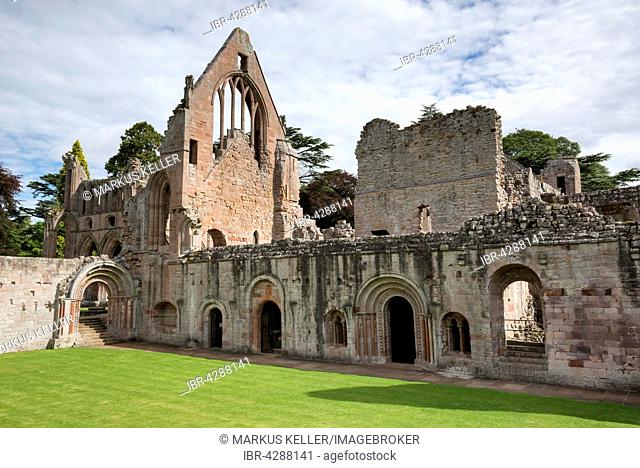 Dryburgh Abbey, St Boswells, Borders District, Scotland, United Kingdom