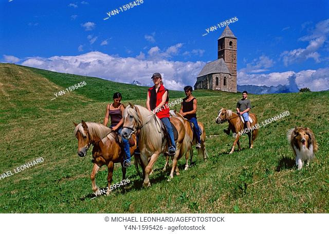 Sankt Kathrein, home of the Haflinger horses