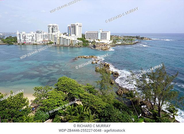 The Condado Plaza Hilton hotel Barrier Reef Condado Lagoon Atlantic Ocean-San Juan, Puerto Rico