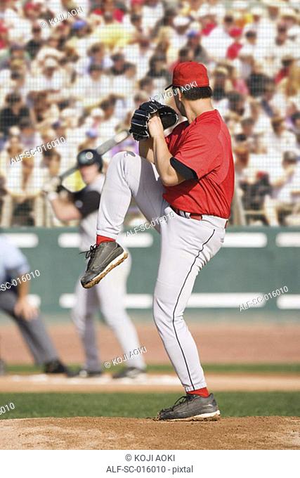 Pitcher winding up
