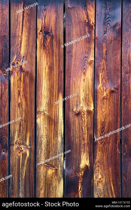 Wood paneling, softwood, wall, weathered, grain