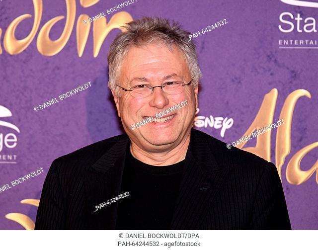 The composer Alan Menken arrives to the Theater Neue Flora for the premiere of the Disney musical 'Aladdin' in Hamburg, Germany, 06 December 2015