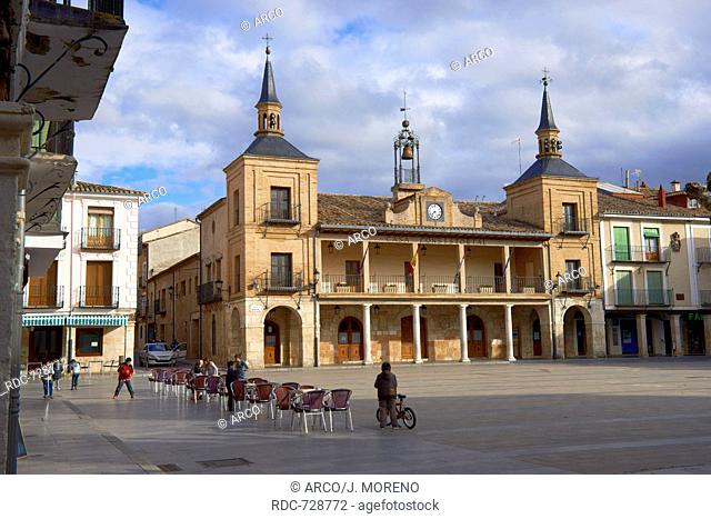 El Burgo de Osma, Ciudad de osma, Main Square, Plaza Mayor, Soria province, Castilla Leon, Spain