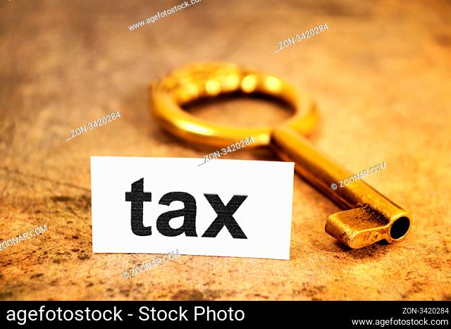 Tax and golden key