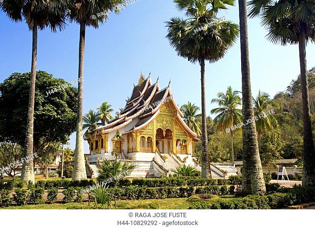 Laos, Asia, Luang Prabang town, city, UNESCO, world cultural heritage, King town, cultural site, building, constructio