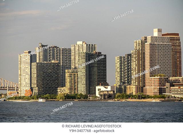 Development in Western Queens in the neighborhood of Long Island City in New York seen on Thursday, August 8, 2019