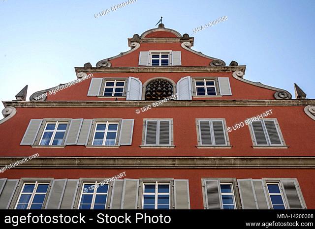 Germany, Bavaria, Swabia, Lake Constance, Lindau, Lindau am Bodensee, historic center, old town, carillon