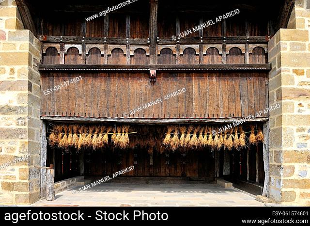 The settlement called Landetxo is one of the oldest farmhouses in Biscay 16th century, Basque Country, Spain