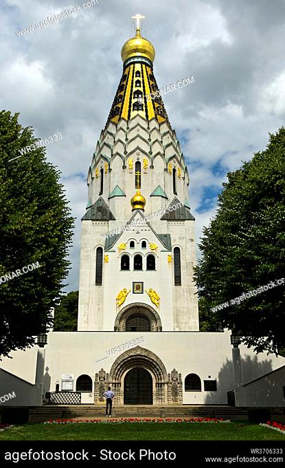 Russische Gedächtniskirche, St.-Alexi-Gedächtniskirche zur Russischen Ehre, Leipzig, Sachsen, Deutschland / Russian Memorial Church, St