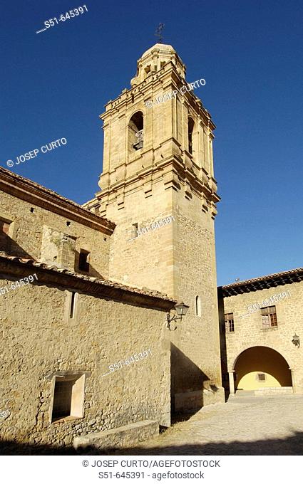Church of Santa Margarita, Mirambel. Maestrazgo, Teruel province. Aragon. Spain