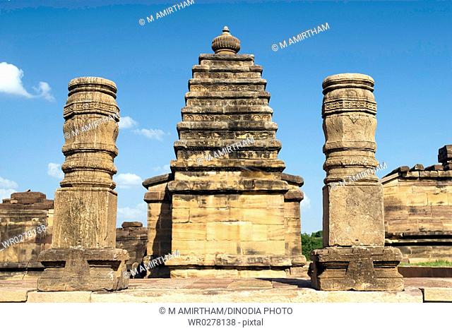 Mallikarjuna temple in Aihole , Karnataka , India