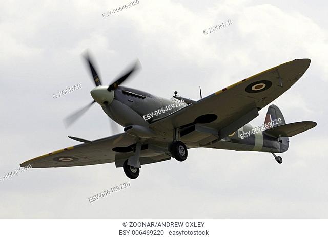 Vintage British Spitfire fighter