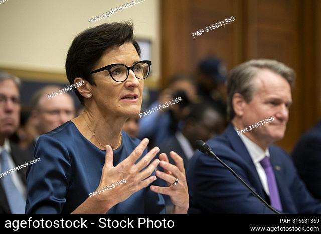Jane Fraser, CEO, Citigroup, responds to questions during a House Committee on Financial Services hearing €œHolding Megabanks Accountable: Oversight of...