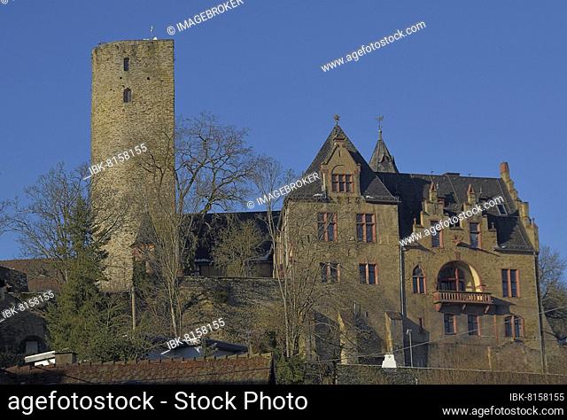 Castle, Usingen, Kransberg, Hesse, Germany, in the Third Reich part of the Führer's headquarters Adlerhorst, Hesse, Germany, Europe