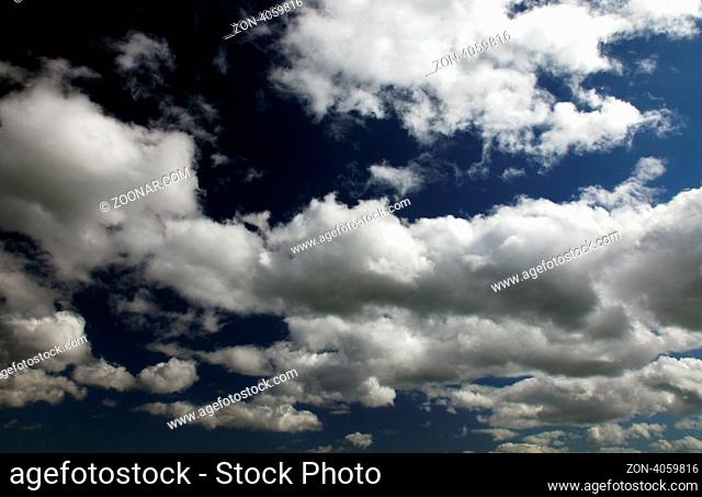 Cloud formations in the sky