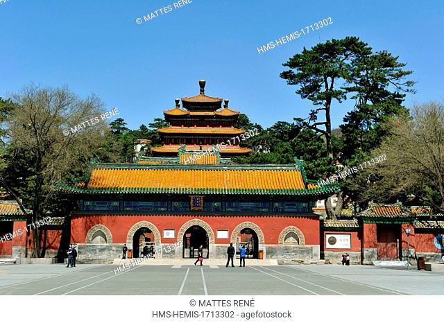 China, Hebei province, Chengde, Universal Peace temple (Puning Si), listed as World Heritage by UNESCO