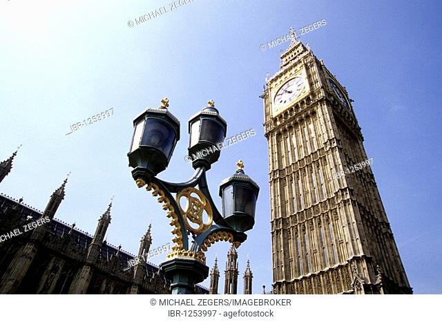 Big Ben, Houses of Parliament, Palace of Westminster, London, England, UK, Europe