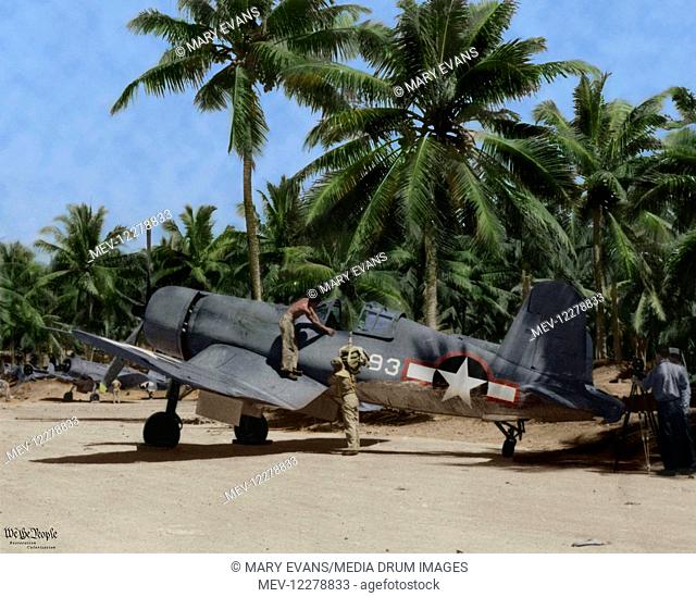 WW2 - Black Sheep Squadron - Espiritu Santo VMF-214 Turtle Bay VF Strip November, 1943