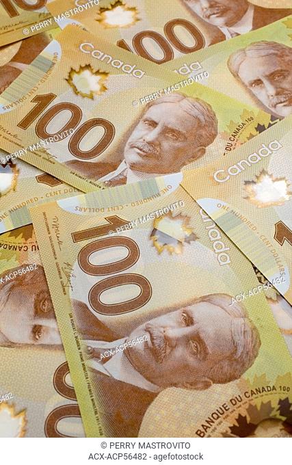 New Canadian 100 dollar bills, Studio Composition