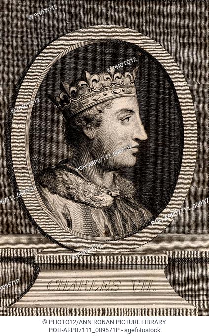 Charles VII the Victorious (1403-1461) king of France from 1422. Crowned in 1429 after the French victory at Patay. His reign saw end of Hundred Years War with...