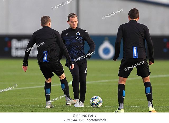 Club's Ruud Vormer pictured during a training session of Belgian soccer team Club Brugge, Tuesday 10 December 2019 in Brugge