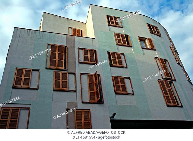 Santa Caterina apartments, 2005, arq: Enric Miralles and Benedetta Taglibue, Barcelona, Catalonia, Spain