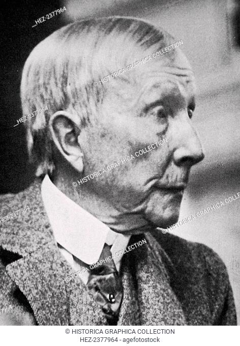 John D Rockefeller, American tycoon and philanthropist, in his later years, 20th century. Rockefeller (1839-1937) made his fortune in the petroleum industry