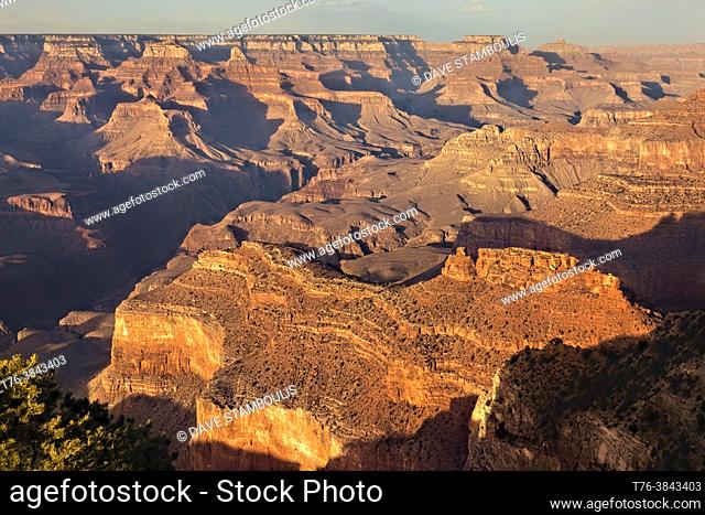 The view from the South Rim Trail, Grand Canyon National Park, Arizona, U. S. A