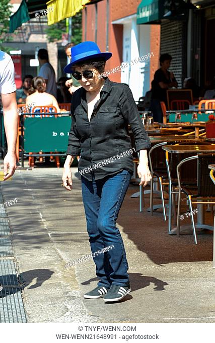 Yoko Ono goes out for lunch lunch at Bar Pitti in New York City Featuring: Yoko Ono Where: New York City, New York, United States When: 26 Aug 2014 Credit:...