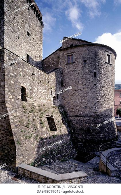 Fieschi castle, from the Middle Age, Varese Ligure, Liguria, Italy