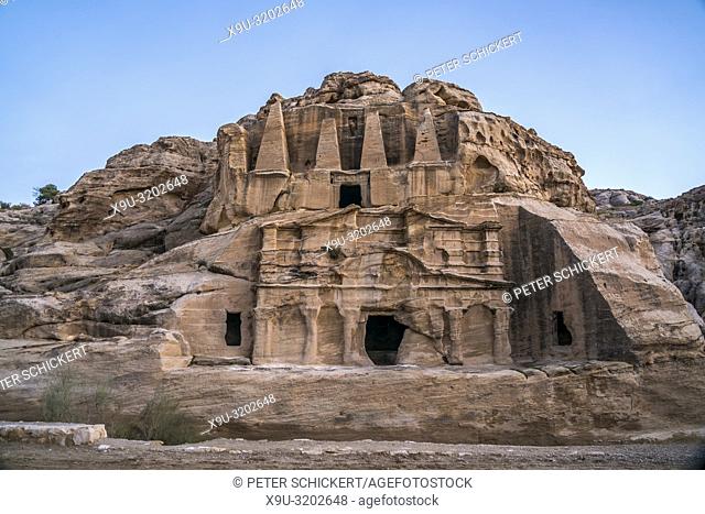 Obelisk Tomb, Petra, Jordan, Asia