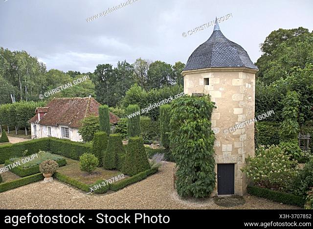 Manor house of Domaine de Poulaines, Poulaines, Department of Indre, Historic Province of Berry, Centre-Val de Loire region, France