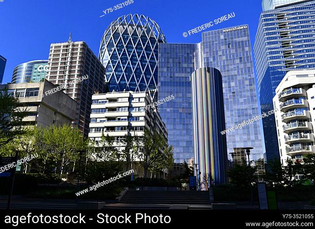 La Defense financial district in , Paris, France, Europe. ,