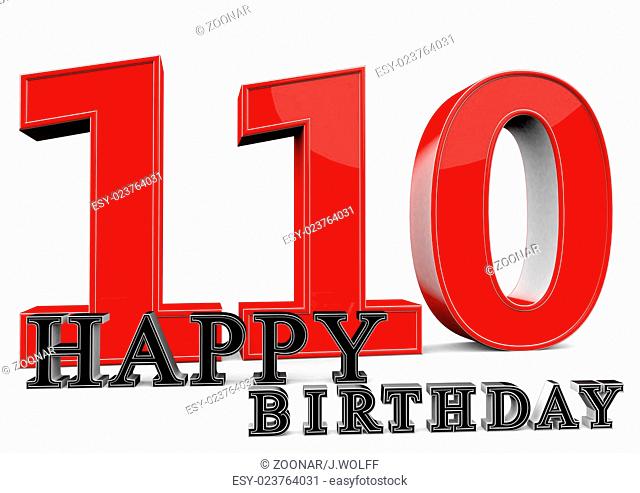 Happy Birthday zum 110. Geburtstag