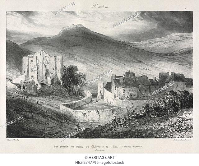 Voyages pittoresques et romantiques dans lancienne France, Auvergne.., 1831. Creator: Eugène Isabey (French, 1803-1886)