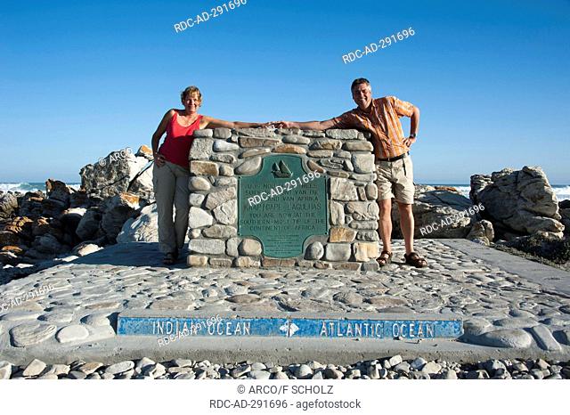Cape Agulhas, Cape Agulhas National Park, southern-most tip of the continent of Africa, Western Cape, South Africa