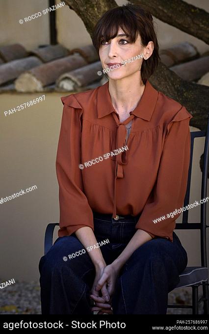 ROME, ITALY - SEPTEMBER 22:Elena Lietti attend the photocall of the movie ""Tre Piani"" on September 22, 2021 in Rome, Italy. - Venezia/Italien