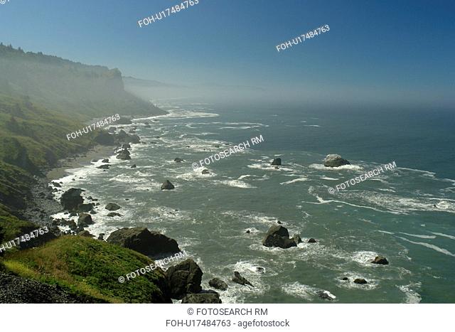 Klamath, CA, California, Pacific Ocean, Redwood National and State Parks, High Bluff Overlook