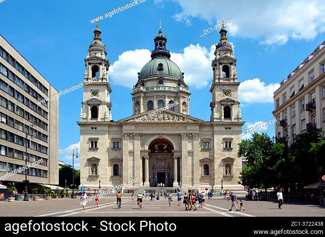 Basilica of Saint Stephen in the Hungarian capital Budapest - Hungary