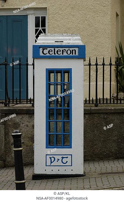 Ireland - Telephone Booth on Street