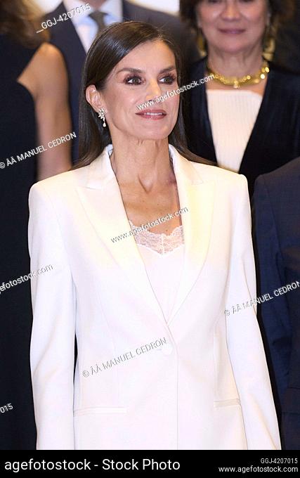 Queen Letizia of Spain attends the 'Francisco Cerecedo' journalism awards at Palace Hotel on November 27, 2023 in Madrid, Spain