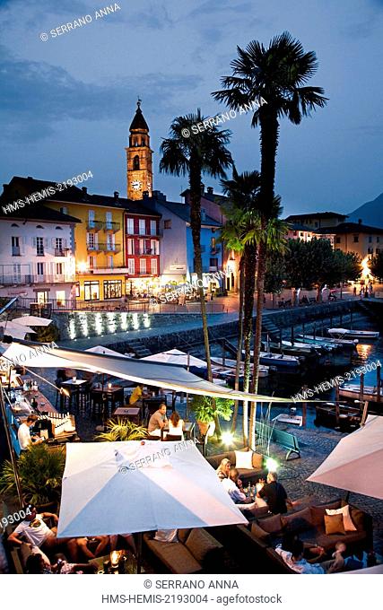 Switzerland, Lake Maggiore, Ticino, Locarno district, Ascona