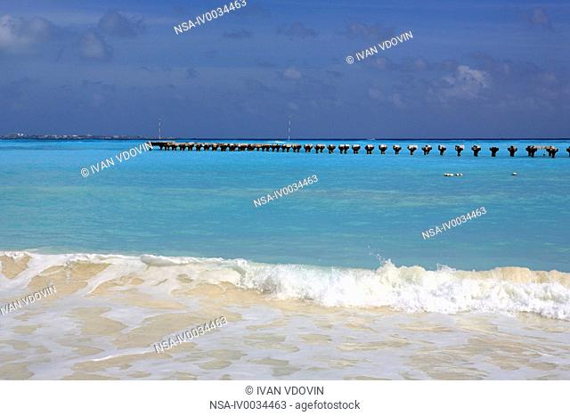 Sea beach, Cancun, Quintana Roo state, Mexico