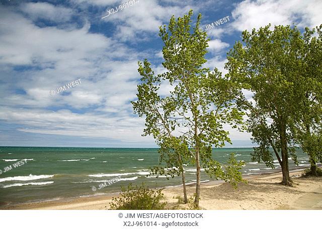 Beverly Shores, Indiana - Indiana Dunes National Lakeshore, at the southern end of Lake Michigan