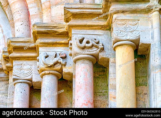 The Monastery ruins in Paulinzella in Thuringia Germany