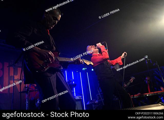 Singer and harmonica player Red (right) of French band Shaggy Dogs performed on the third and final day of the 27th Blues Alive International Music Festival...
