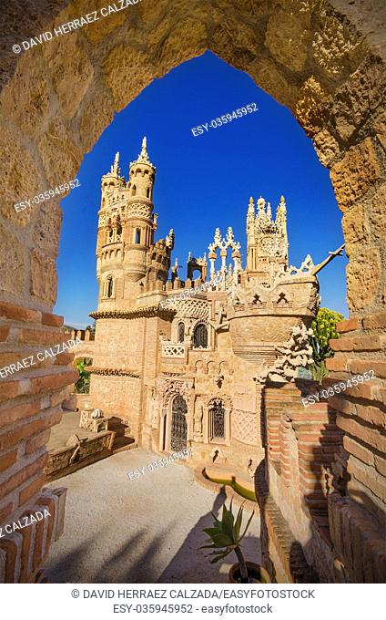 Castle monument of Colomares. Is a monument honoring Cristopher Colombus and the discovery of America. Was built between 1987 and 1994 and It is a combination...