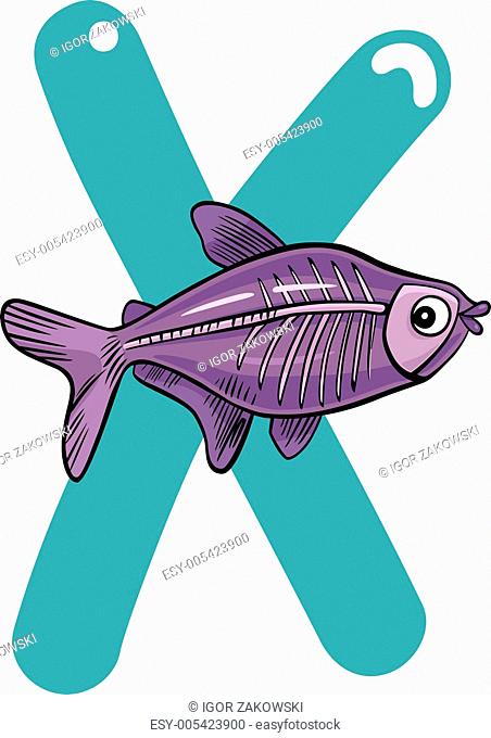 X for x-ray fish