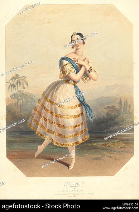 Celeste [fac. sig.] as the Maid of Cashmere Additional title: Dieu et la bayadère. Parris, E. T. (Edmund Thomas), 1793-1873 (Artist) Hodgson